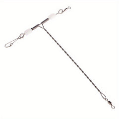 3pcs Fishing Wire Arm With Luminous Beads Stainless Steel Fishing Tackle Leaders