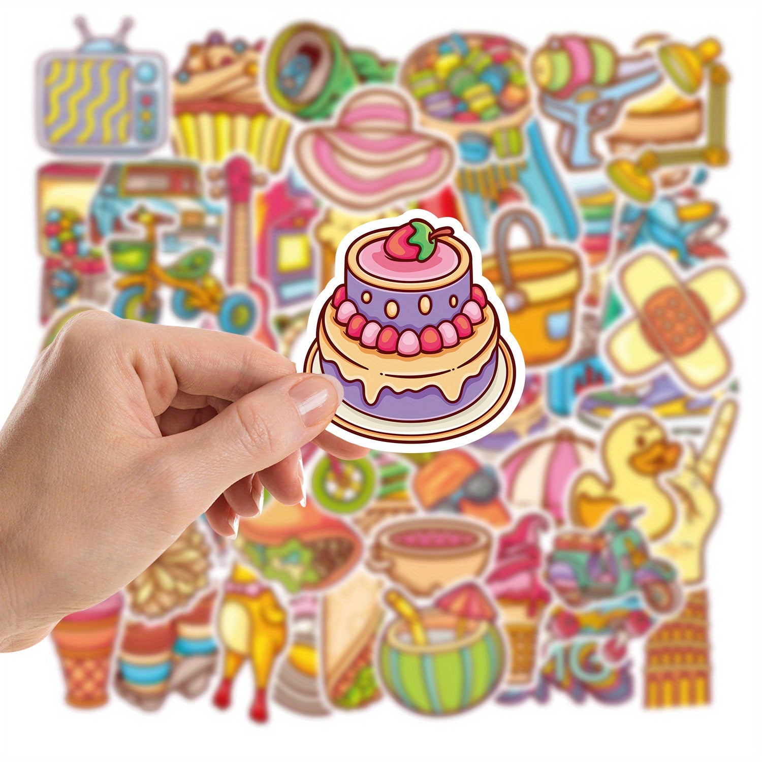 50 Waterproof Vinyl Stickers for Water Bottles, Laptop, Luggage, Halloween