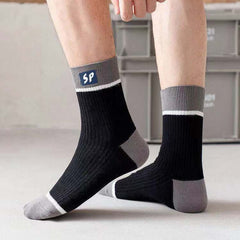 Men's Deodorant Crew Socks 5-Pack