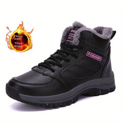 Women's Non-slip Winter Boots Plus Velvet Thickened Warm Outdoor Hiking Shoes