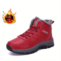 Women's Non-slip Winter Boots Plus Velvet Thickened Warm Outdoor Hiking Shoes