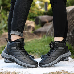 Women's Non-slip Winter Boots Plus Velvet Thickened Warm Outdoor Hiking Shoes
