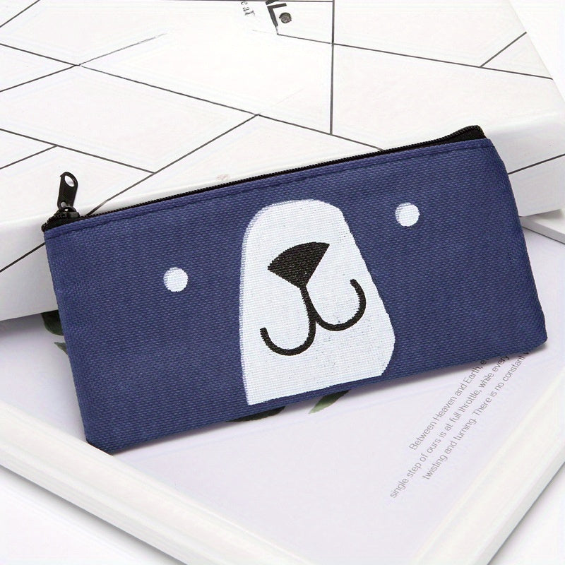 Cartoon Pencil Case School Storage Bag Large Capacity Pouch