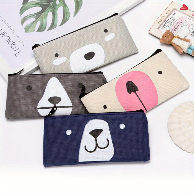 Cartoon Pencil Case School Storage Bag Large Capacity Pouch