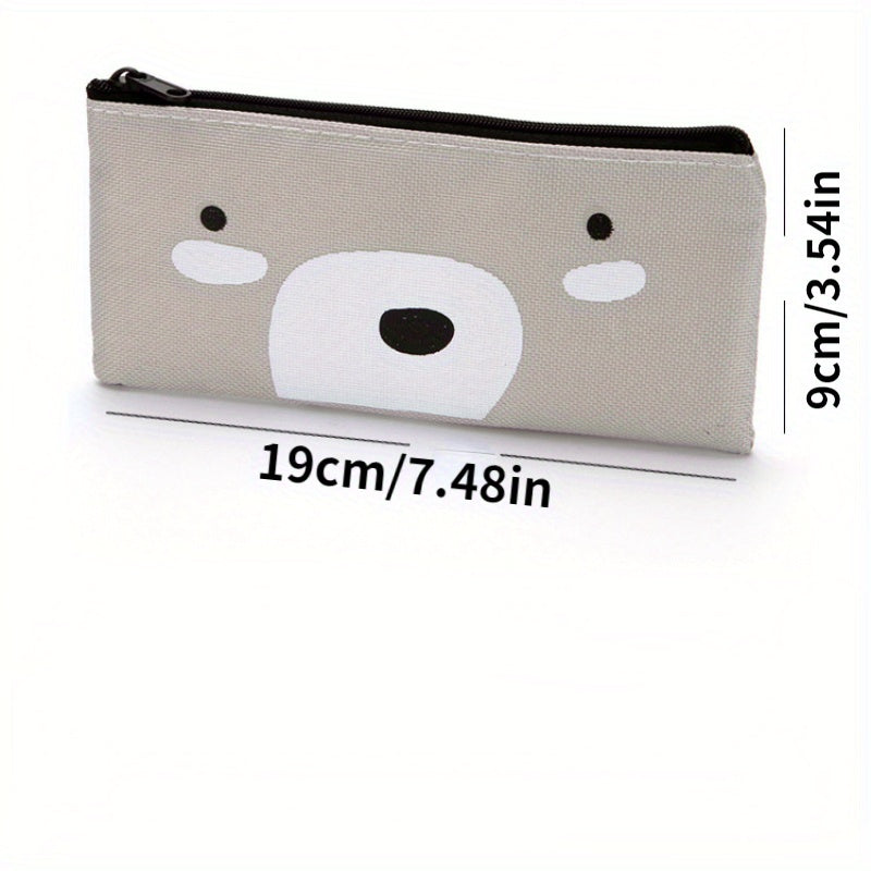 Cartoon Pencil Case School Storage Bag Large Capacity Pouch