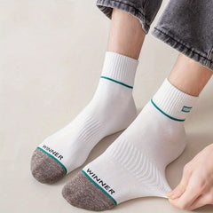 5pairs Men's Athletic Ankle Socks