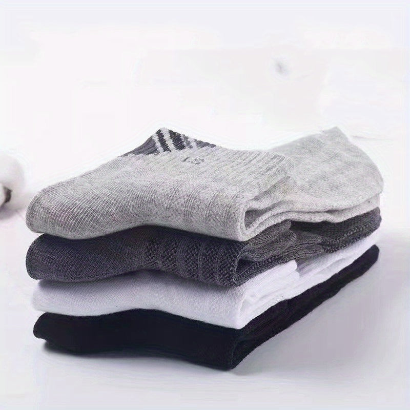 5pairs Men's Athletic Ankle Socks