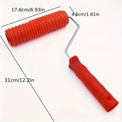 Rubber Wood Grain Paint Roller DIY Texture Pigment Wall Painting Roller