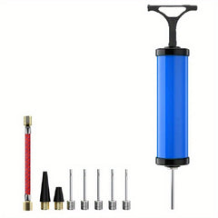 Portable Ball Pump Kit 9pcs Set With Needle Durable Air Pump
