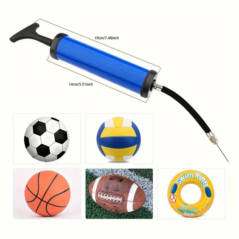 Portable Ball Pump Kit 9pcs Set With Needle Durable Air Pump