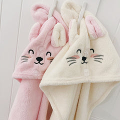 Coral Fleece Hair Drying Cap Soft Quick Drying Towel Cap