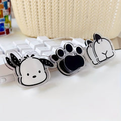 3pcs Cartoon Dog Binding Clips Multifunctional Paper Folder