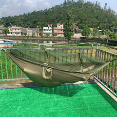 Outdoor Hammock With Mosquito Net Camping Swing