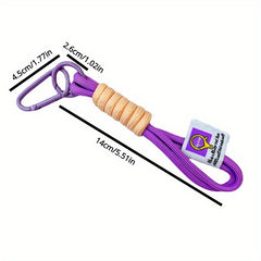 2pcs Nylon Rope Keychain Mountaineering Buckle Accessories