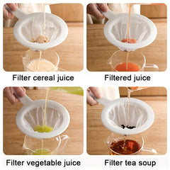 2pcs Mesh Strainers for Food Flour Juice Tea Kitchen Supplies