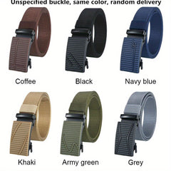Men's Tactical Nylon Belt Breathable Elastic Lightweight