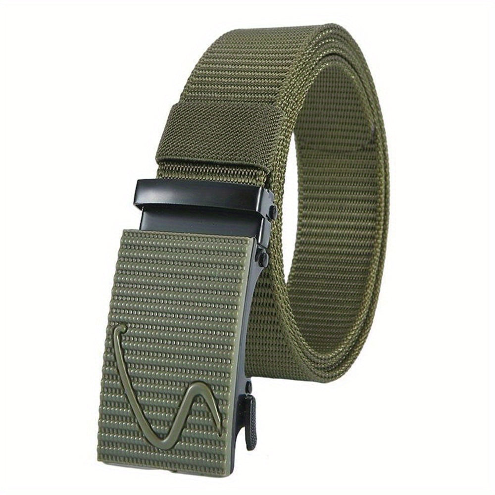 Men's Tactical Nylon Belt Breathable Elastic Lightweight