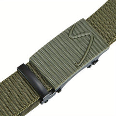Men's Tactical Nylon Belt Breathable Elastic Lightweight