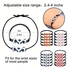 Sports Woven Bracelet Rope Wristband Adjustable
