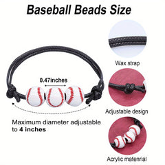 Sports Woven Bracelet Rope Wristband Adjustable