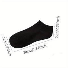 Men's Solid Liner Anklets Socks Soft Sweat Absorbent for Outdoor Wear