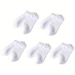 Men's Solid Liner Anklets Socks Soft Sweat Absorbent for Outdoor Wear