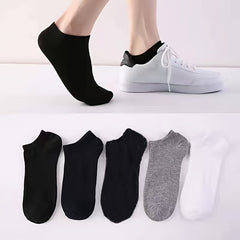 Men's Solid Liner Anklets Socks Soft Sweat Absorbent for Outdoor Wear