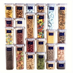 36pcs Reusable Food Storage Container Labels Waterproof Blackboard Sticker