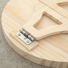 Bamboo Sofa Armrest Clip-On Tray TV Snack Remote Control Coffee Table