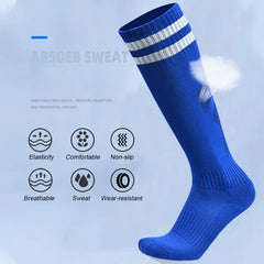 Boy's Over The Knee High Sport Socks - Sweat Absorbing & Breathable Socks