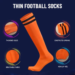 Boy's Over The Knee High Sport Socks - Sweat Absorbing & Breathable Socks