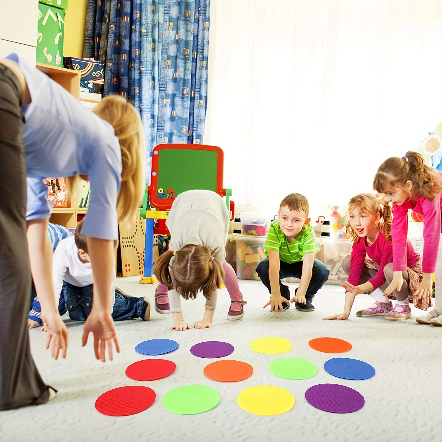 6pcs Carpet Markers 10 16 Cm Magic Carpet Circles Dot 6 Colors