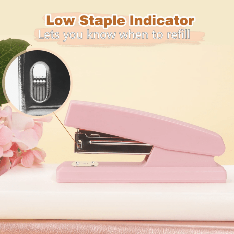 1pc Portable Durable Office Stapler for Desk
