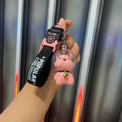 Cartoon Space Dog Keychain Funny Doll Bag Charm Christmas Gift