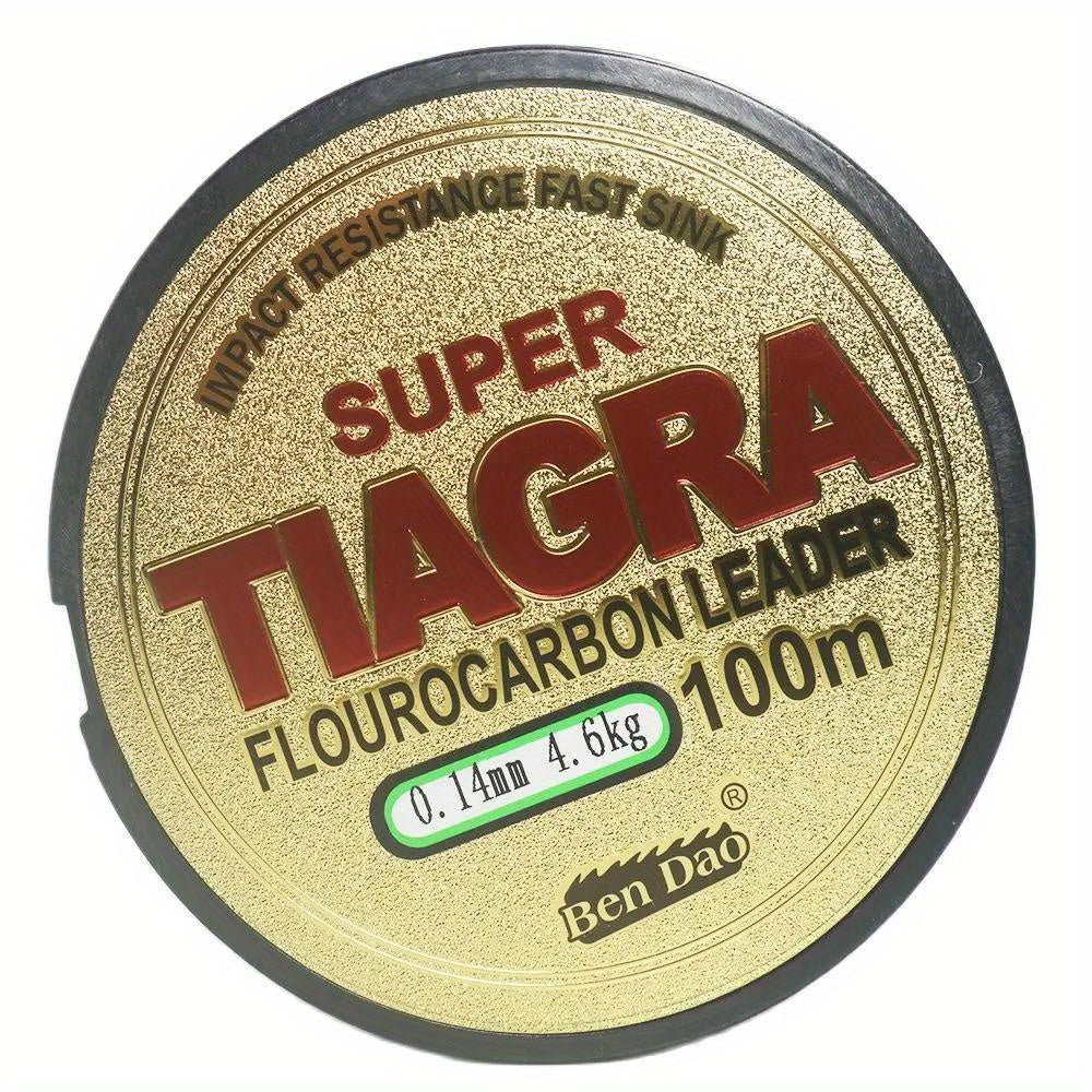 100M 328.08ft Fluorocarbon Coated Fishing Line Clear Carbon Fiber Leader Line