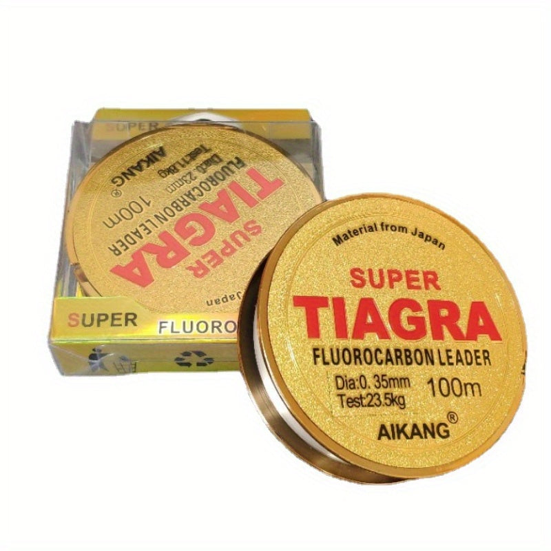 100M 328.08ft Fluorocarbon Coated Fishing Line Clear Carbon Fiber Leader Line