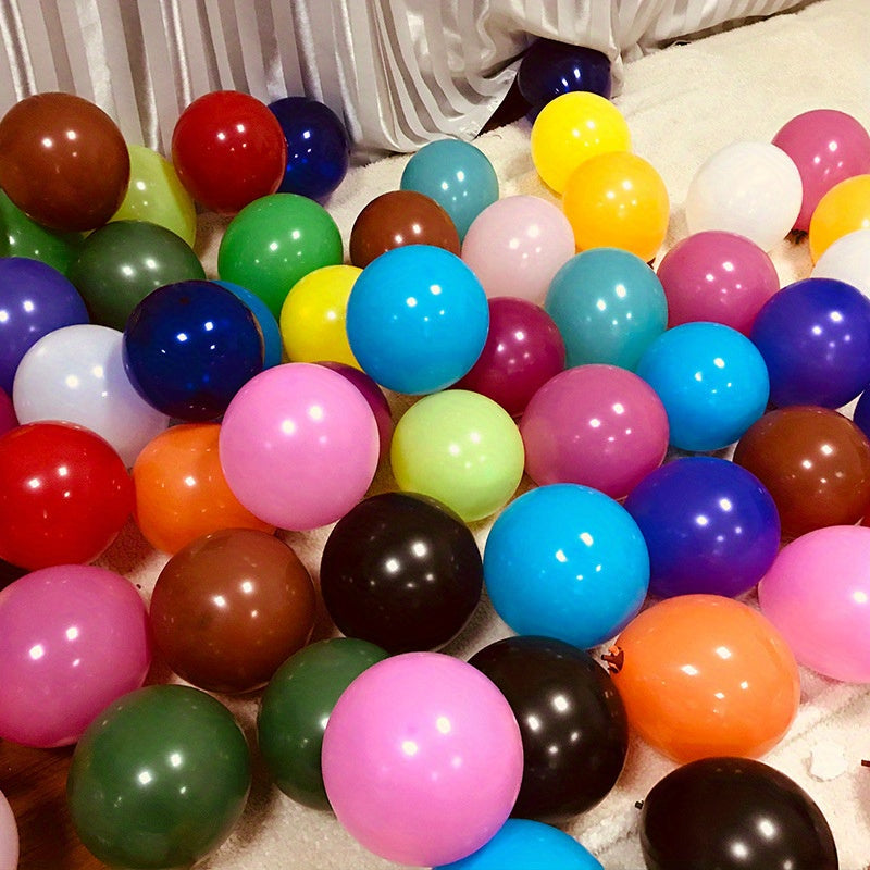 50pcs Thick Matte Latex Balloon Round Latex Balloon Birthday Wedding Decor