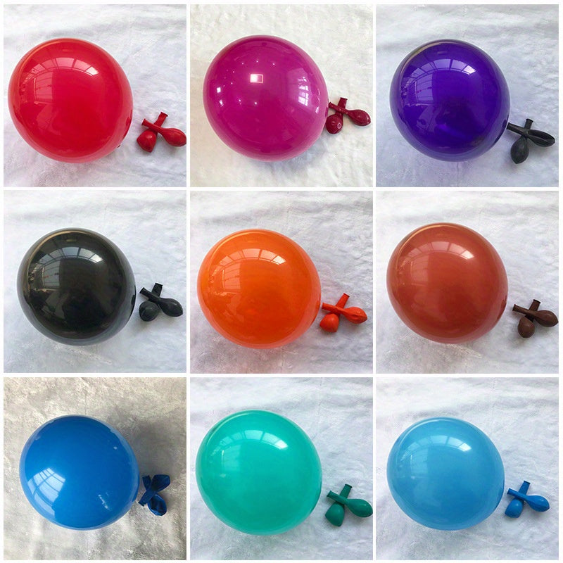 50pcs Thick Matte Latex Balloon Round Latex Balloon Birthday Wedding Decor
