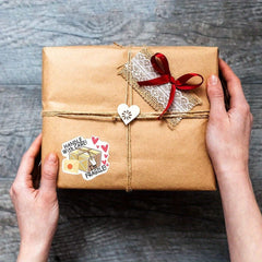 500pcs Fragile With Box Thank You Stickers Small Business Packaging