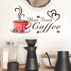 Coffee Decal Wall Sticker for Kitchen Background Decoration