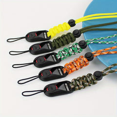 Adjustable Strap Lanyard Keychain for Outdoor Camping