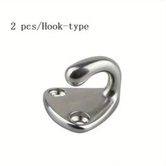 2pcs 316 Stainless Steel Marine Hardware Yacht Accessories Hook