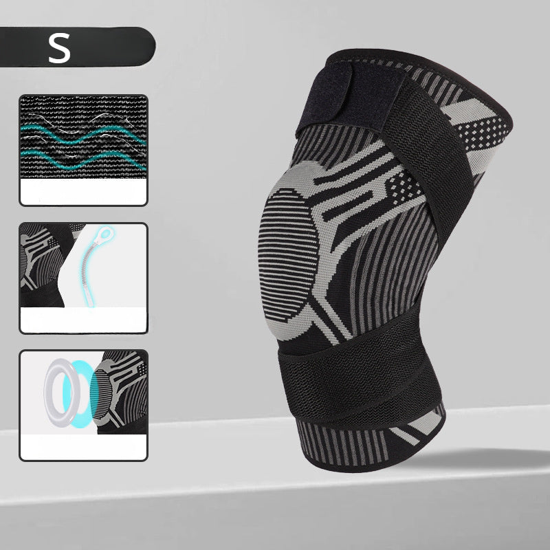 Sports Knee Pads For Men Women Autumn Silicone Basketball Knee Pads