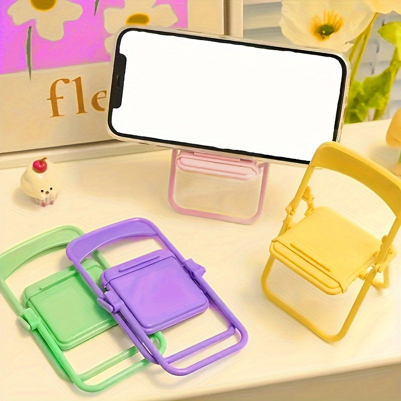 4pcs Macaroon Mobile Phone Stand Decoration