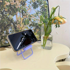 4pcs Macaroon Mobile Phone Stand Decoration