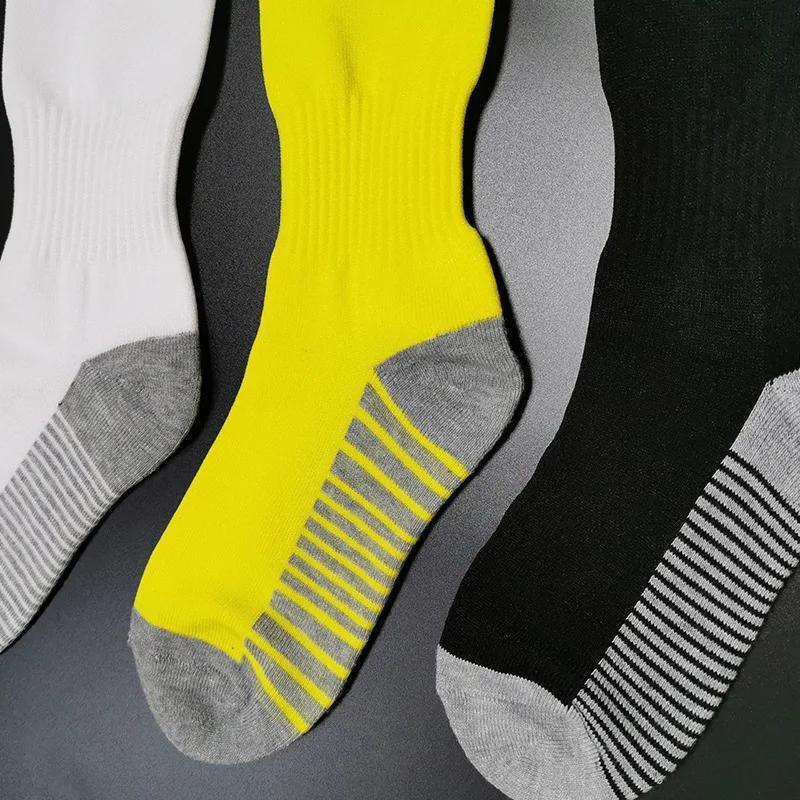 Teen's Over Knee Striped Sport Socks for Football Running