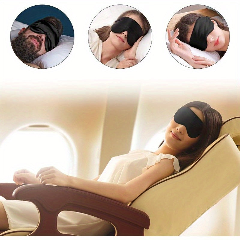 Adjustable Breathable Sleep Eye Mask Blackout for Travel Sleep Nap Yoga