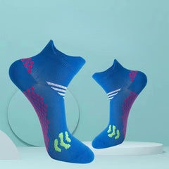 5 Pairs Anti-slip Breathable Yoga Socks Mesh Athletic Ankle Socks