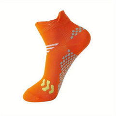 5 Pairs Anti-slip Breathable Yoga Socks Mesh Athletic Ankle Socks