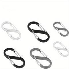 5pcs Carabiner Hooks For Camping Keychain